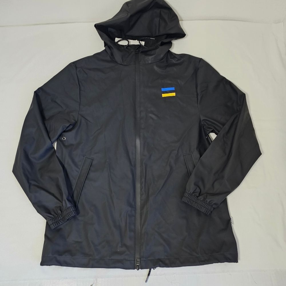 RAINS Storm Breaker Jacket – Black (Size M)